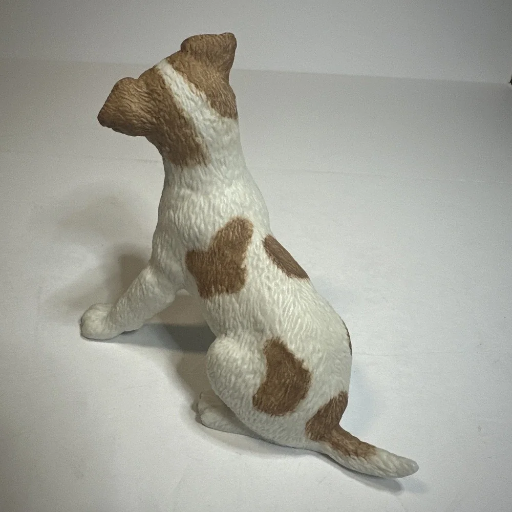 Retired 2002 LENOX Little Jack Russell Terrier Figurine - Handcrafted Porcelain